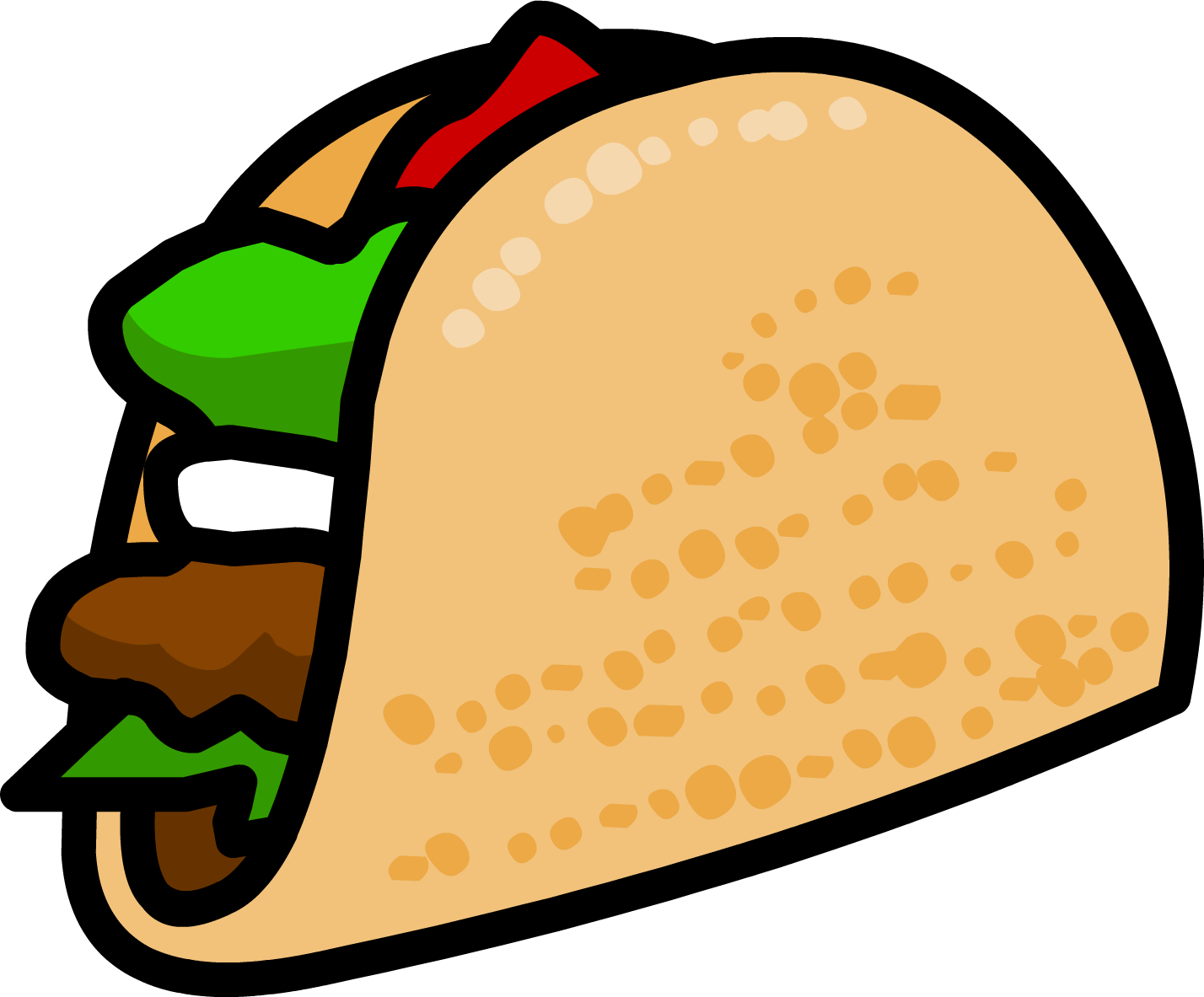 Taco clipart mexican