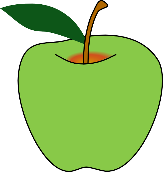 Green Apple Clipart Wikiclipart