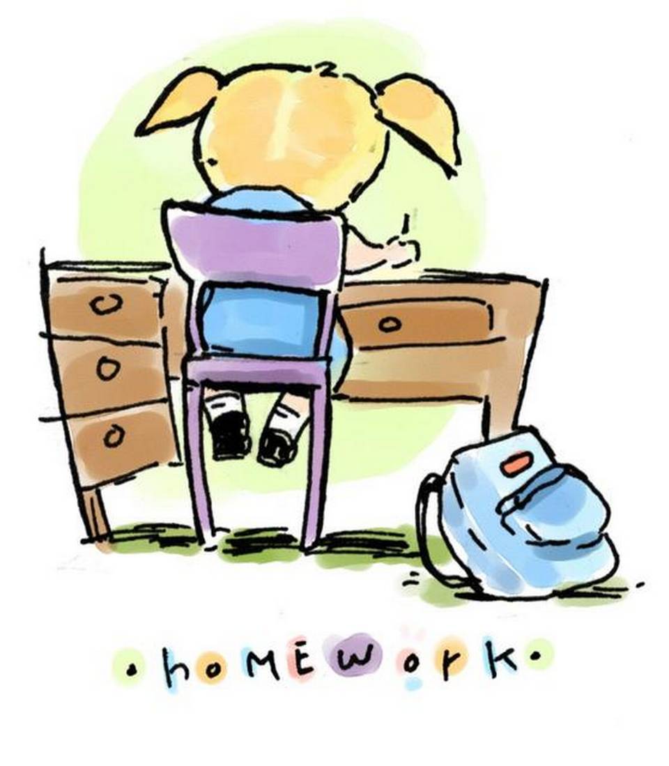 school homework clipart - photo #21