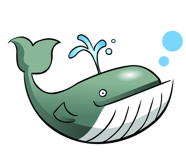 baby whale clipart - photo #16