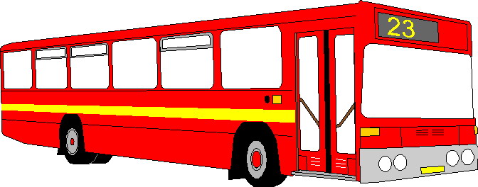 clipart red bus - photo #41