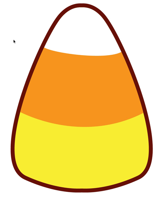 Candy corn template printable clipart free to use clip art resource