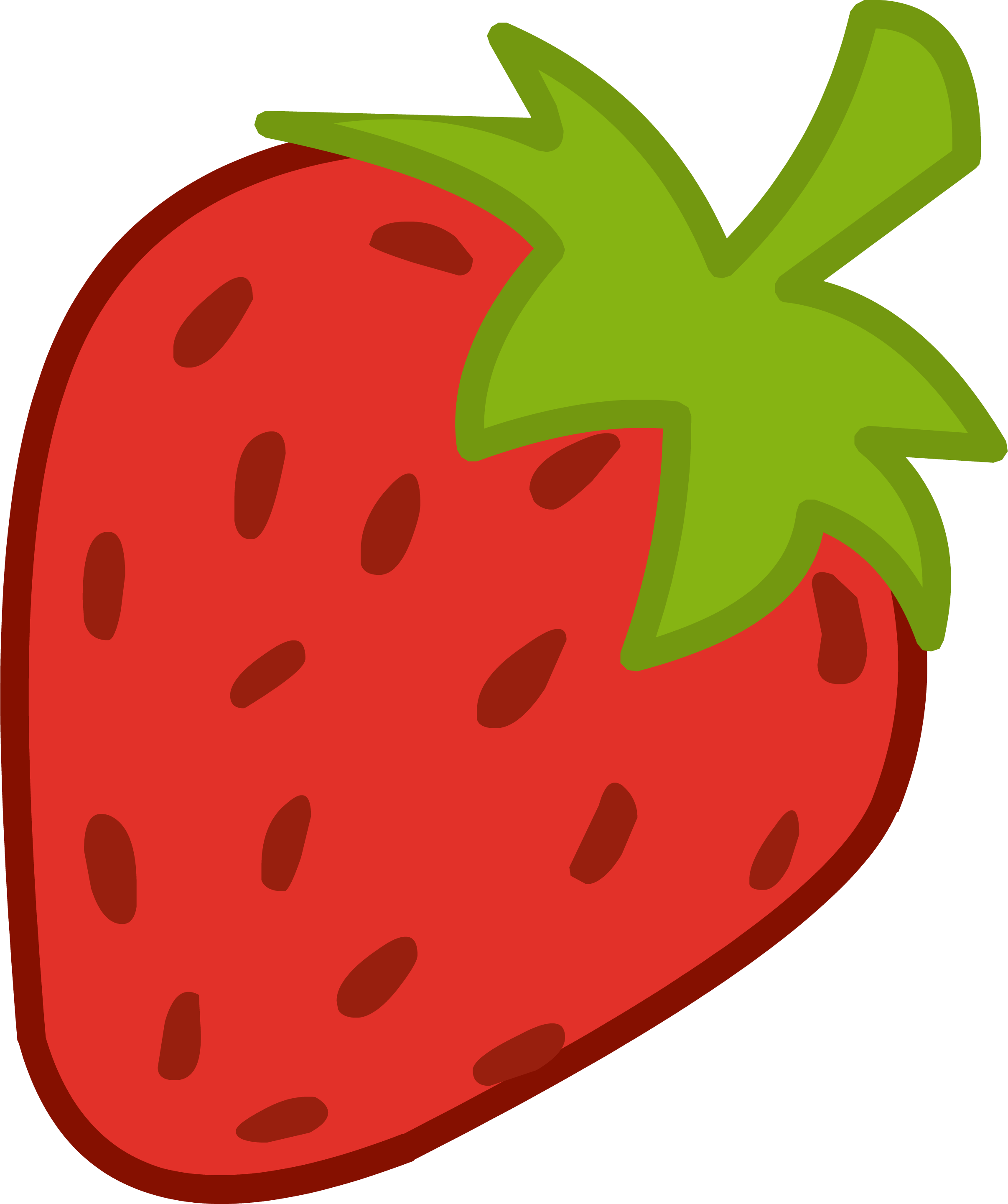 Cartoon strawberry clipart WikiClipArt