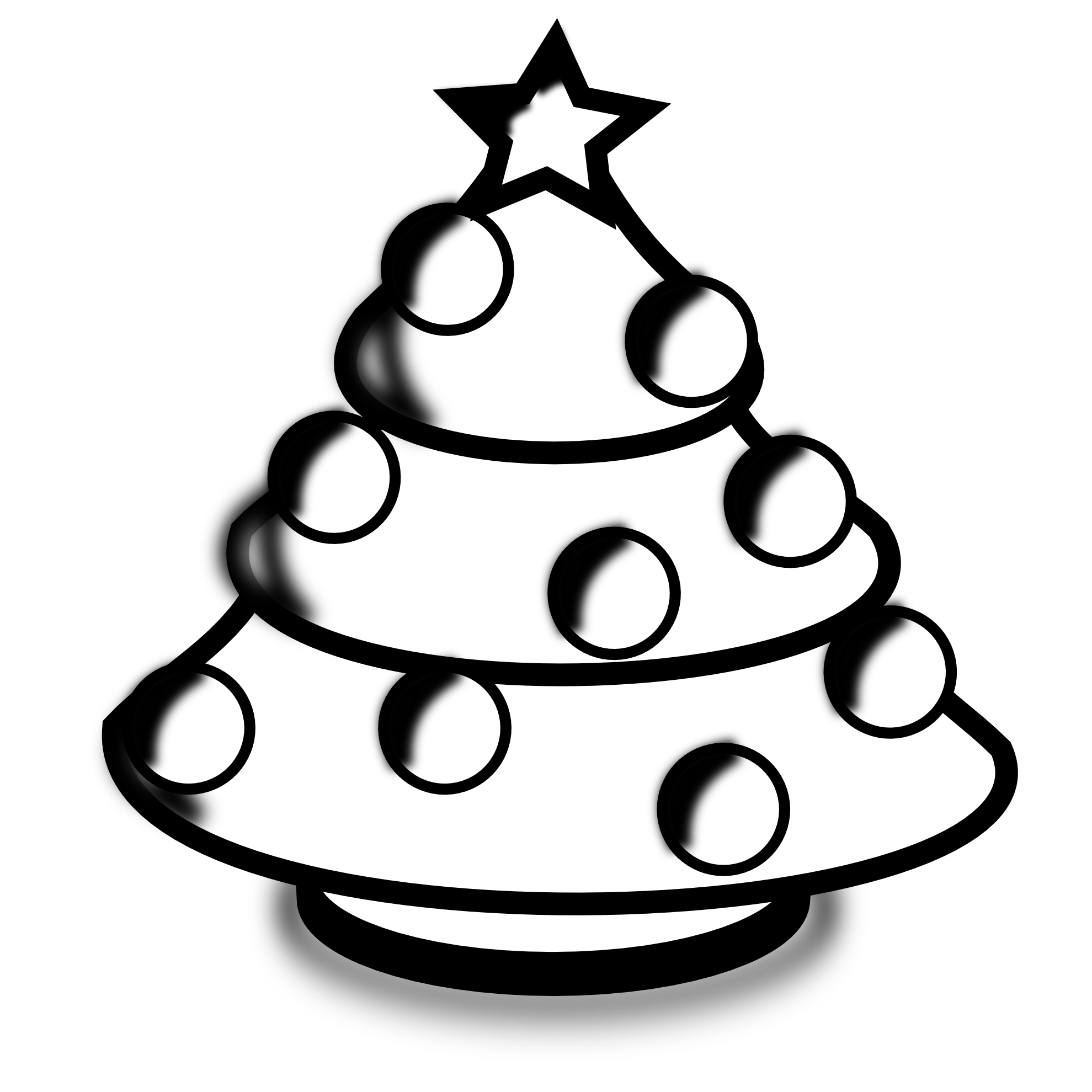 Christmas Black And White Black And White Christmas Clip Art Free 2 WikiClipArt