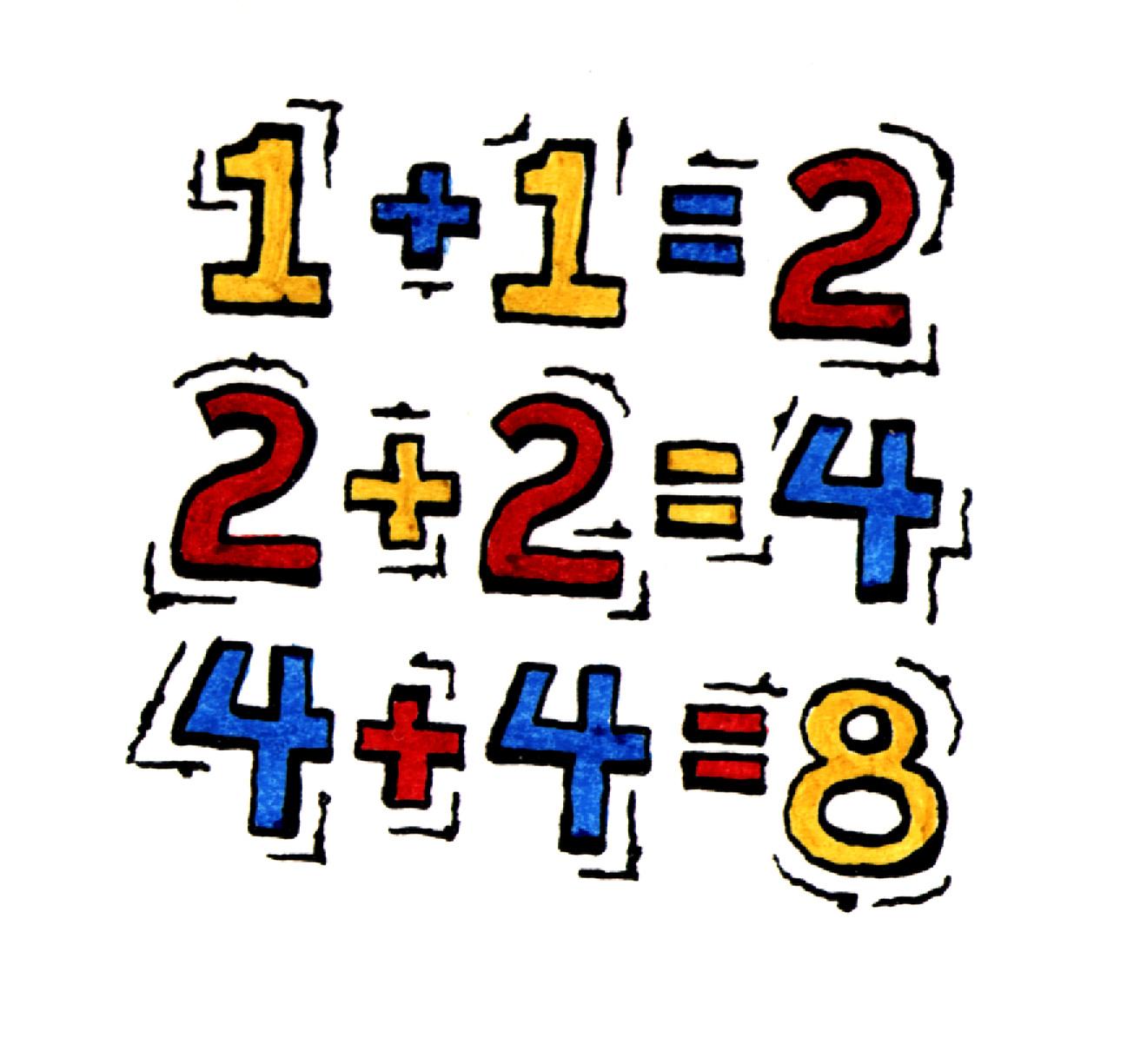 free math numbers clip art - photo #44