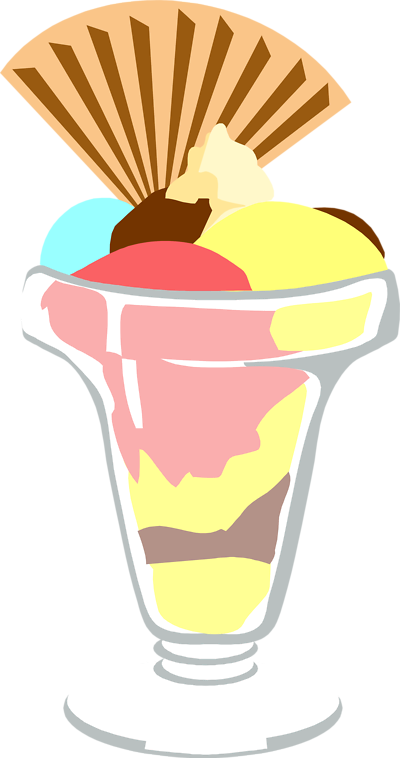 free clipart of ice cream sundae - photo #28