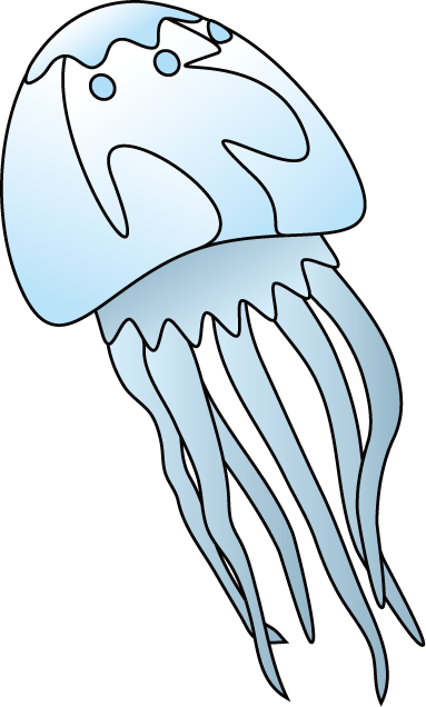 cartoon jellyfish clipart - photo #26