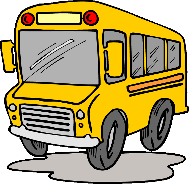 school bus clipart free black and white - photo #43