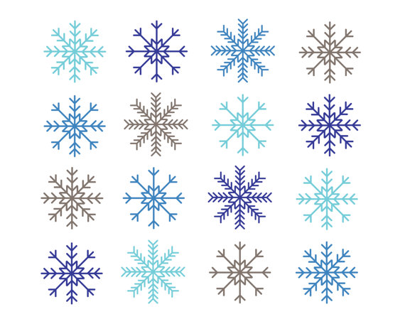 free clipart snowflakes background - photo #10