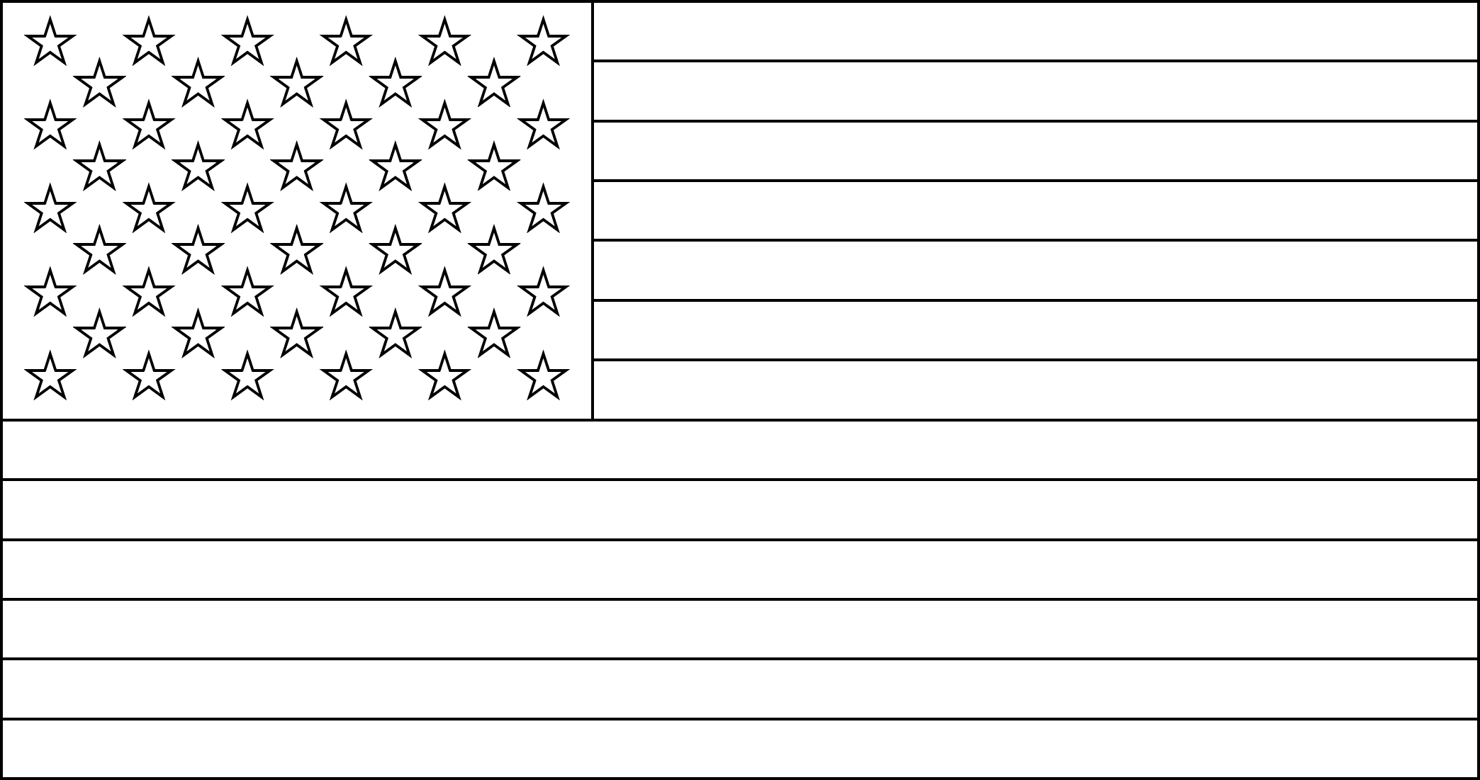 American flag clipart black and white WikiClipArt