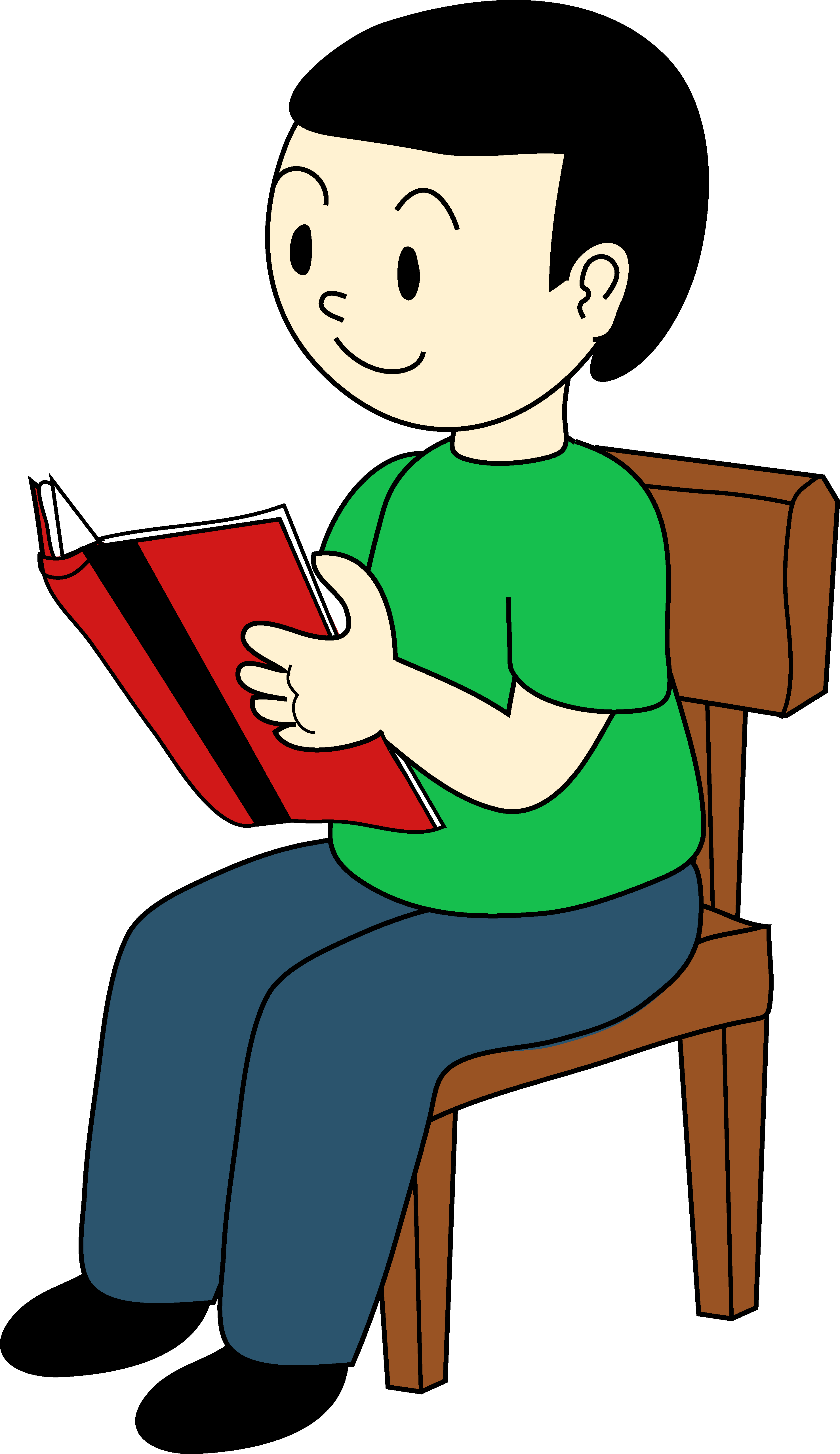 home reading clipart - photo #42