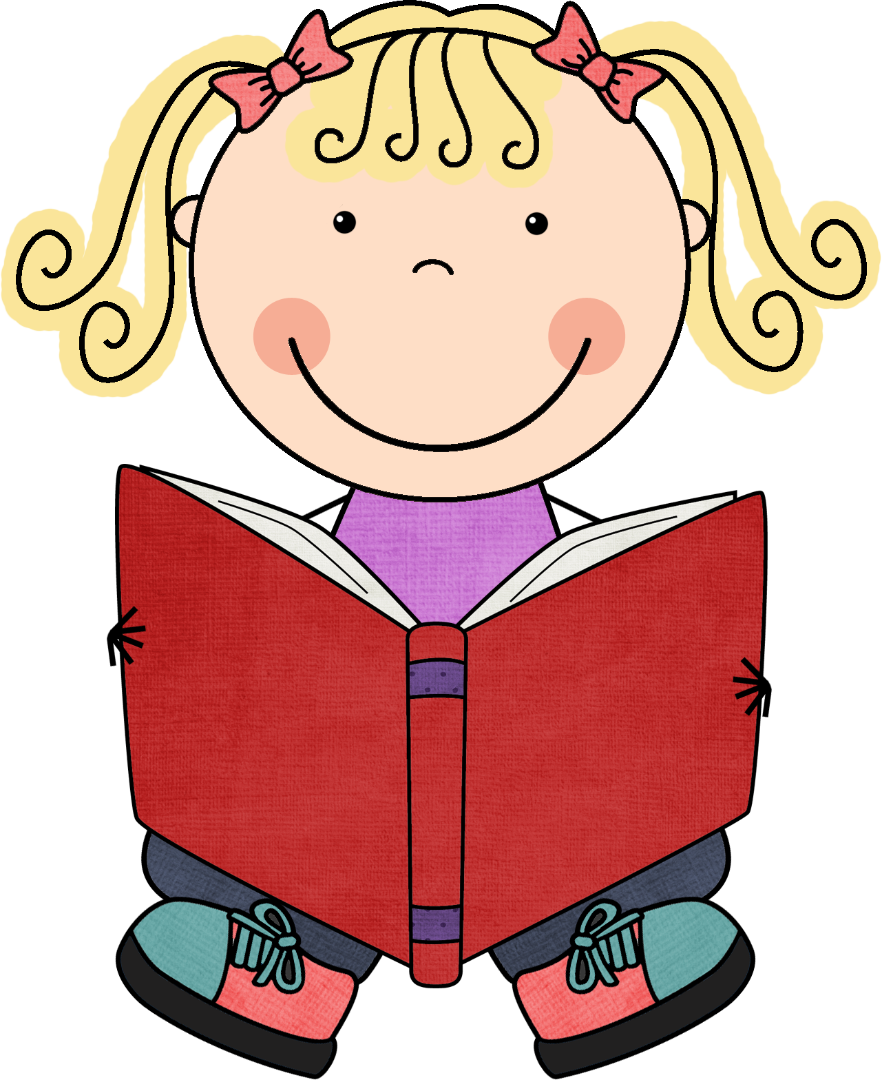 Child Reading Clipart 52 Cliparts