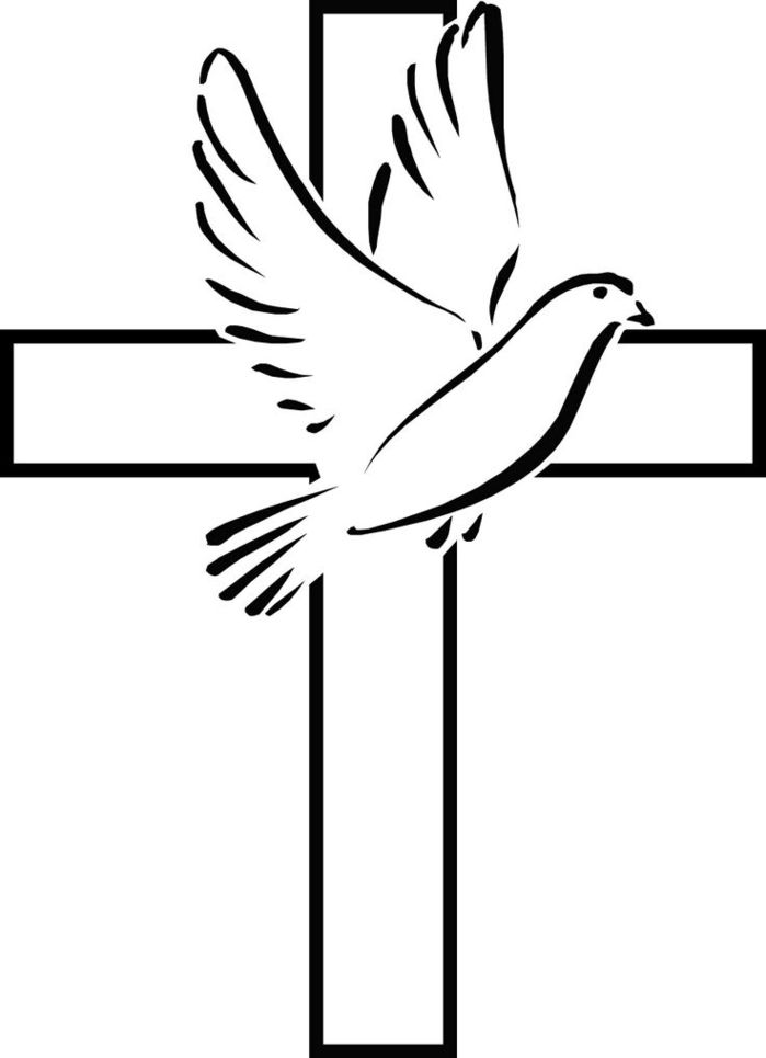 free cross clipart black and white - photo #4
