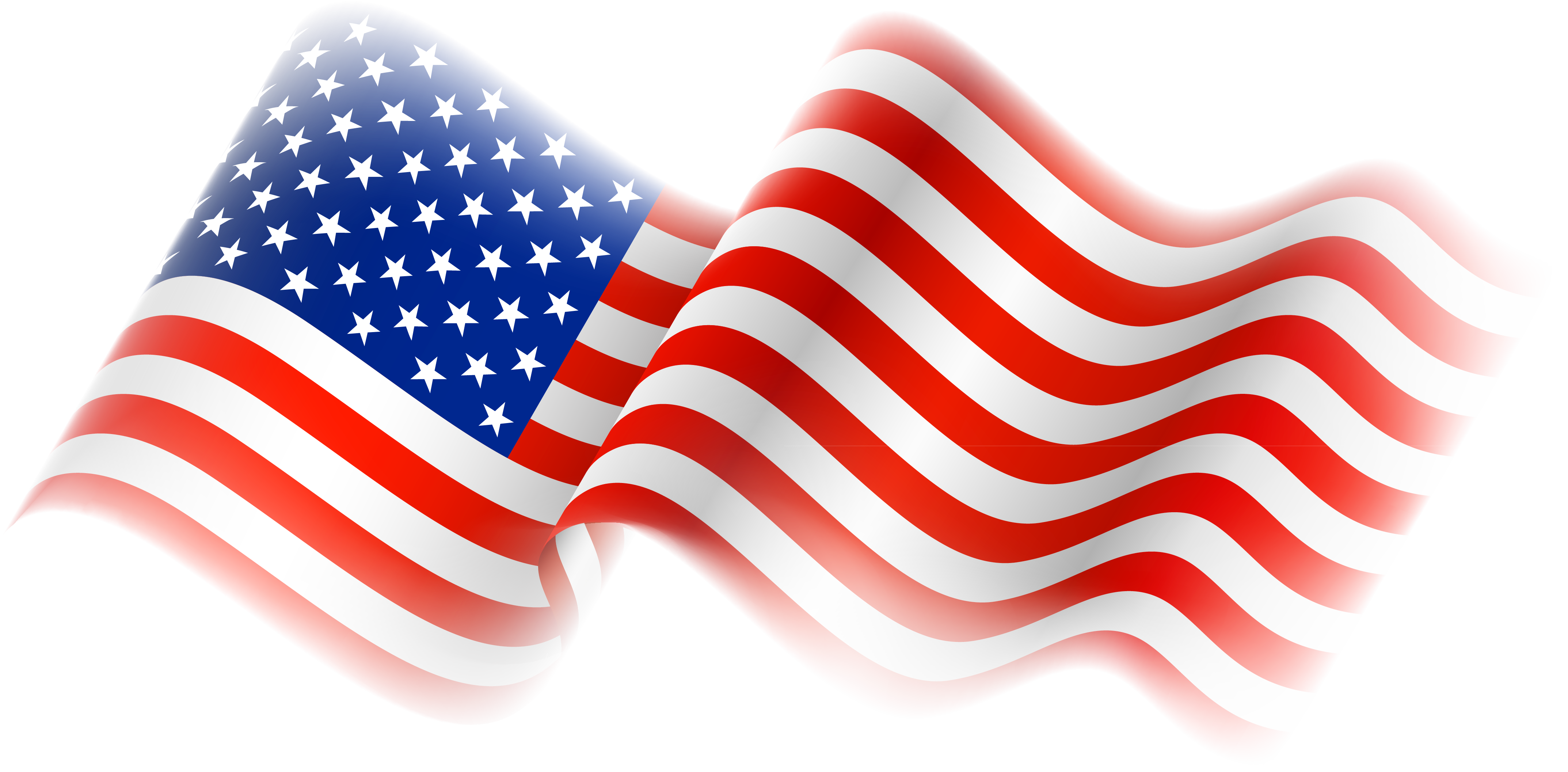 free american flag clip art black and white - photo #48
