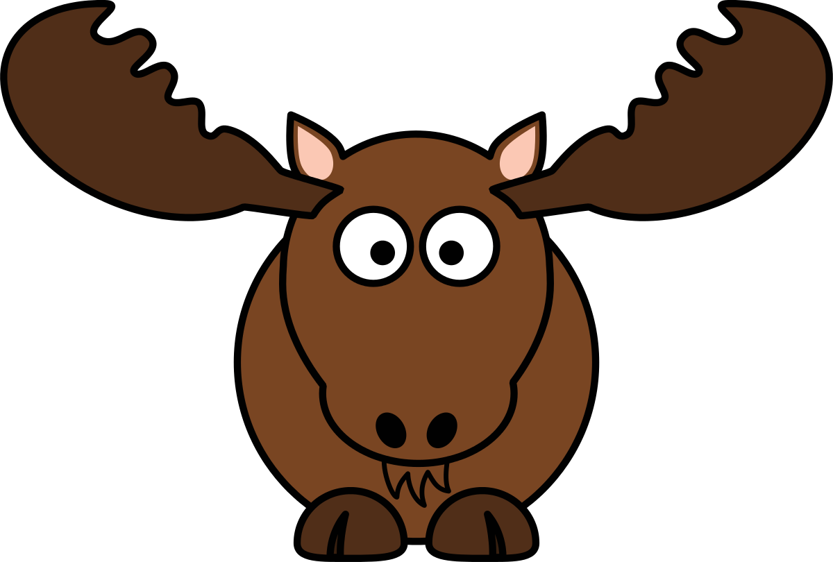 funny moose clipart - photo #15