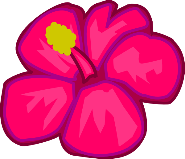 Hawaiian flower hawaiian clipart 6 hawaii flower hibiscus - WikiClipArt