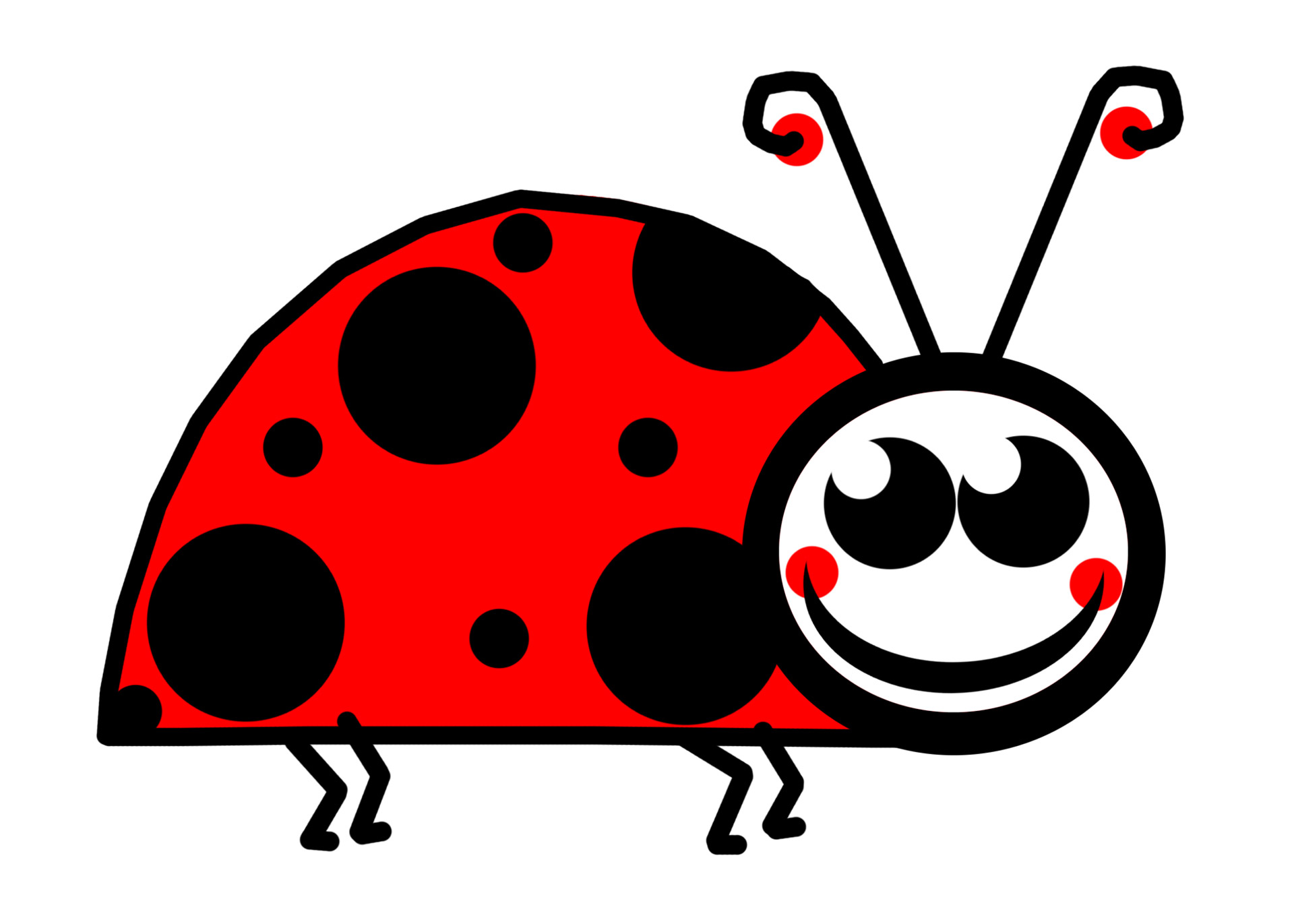 ladybug outline clip art - photo #15
