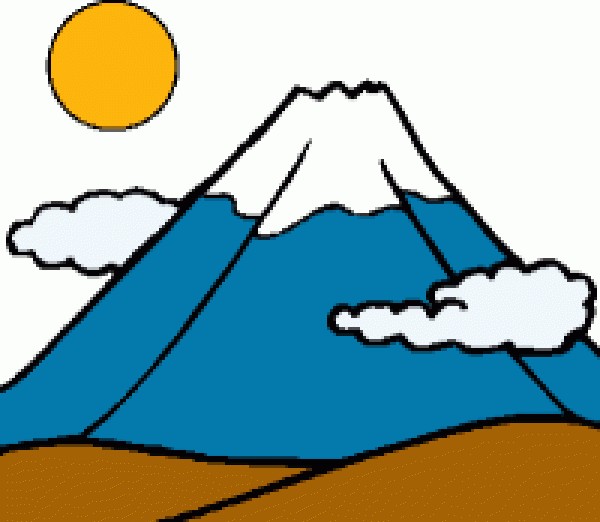 clipart of mountains - photo #19