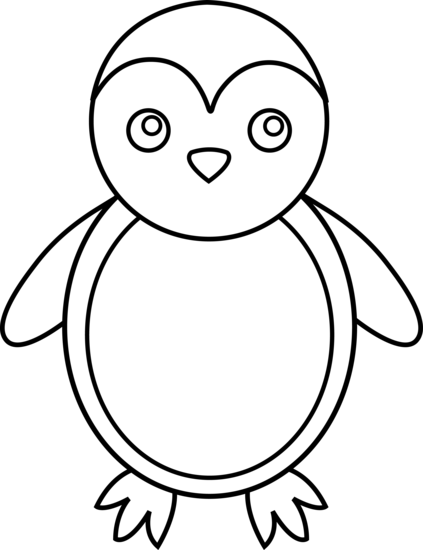 baby emperor penguin coloring pages - photo #37