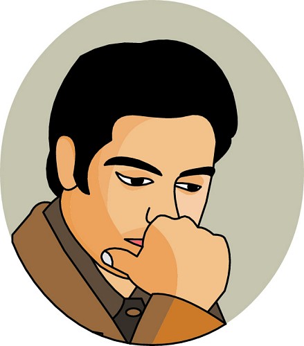 clipart of a man thinking - photo #6