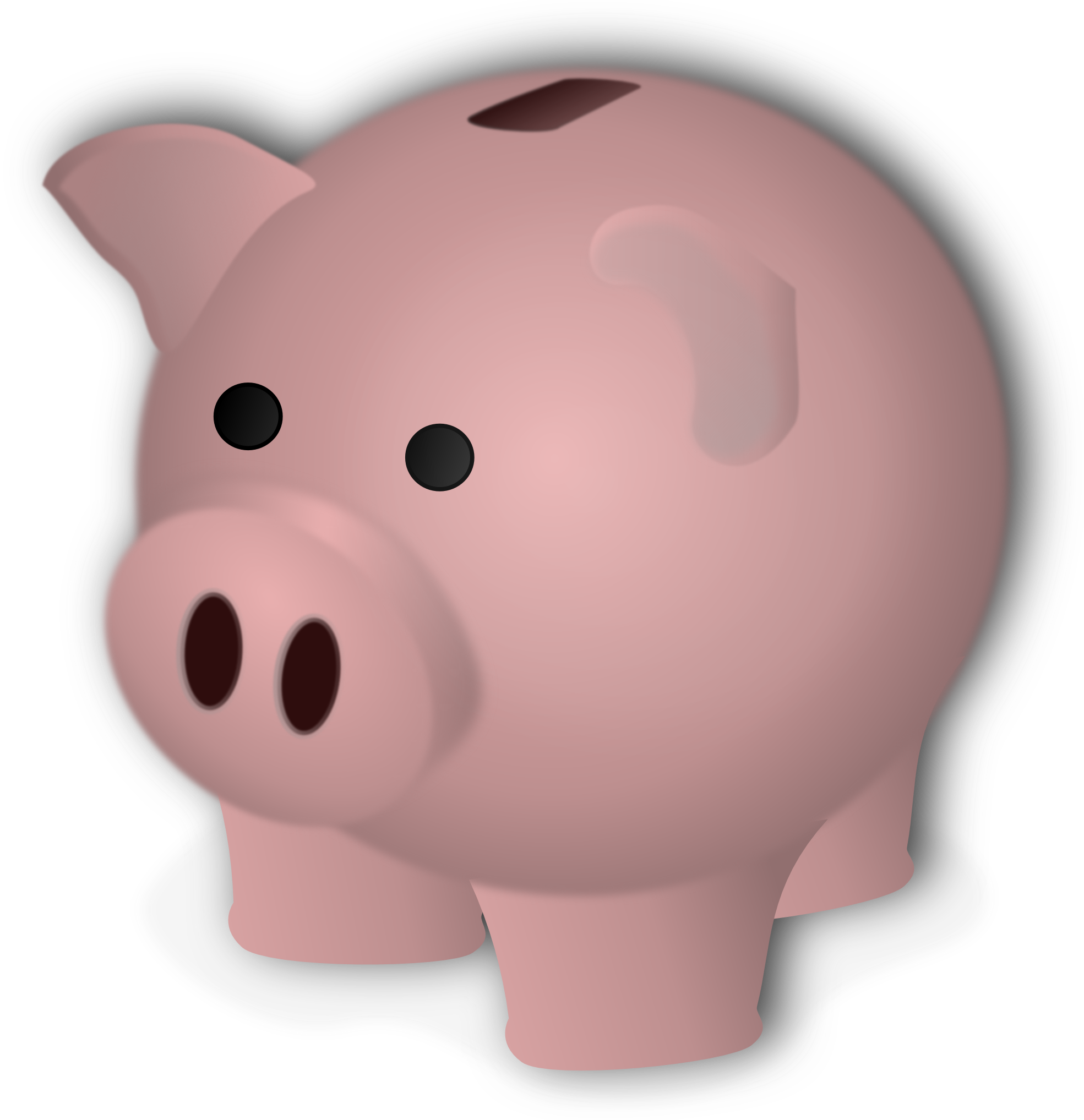 Piggy Bank Clip Art Clipart 4 Wikiclipart