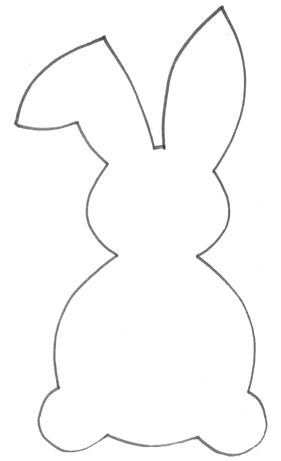 Bunny Clipart Black And White - 58 cliparts
