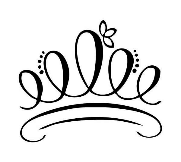 queen crown clip art black and white - photo #14