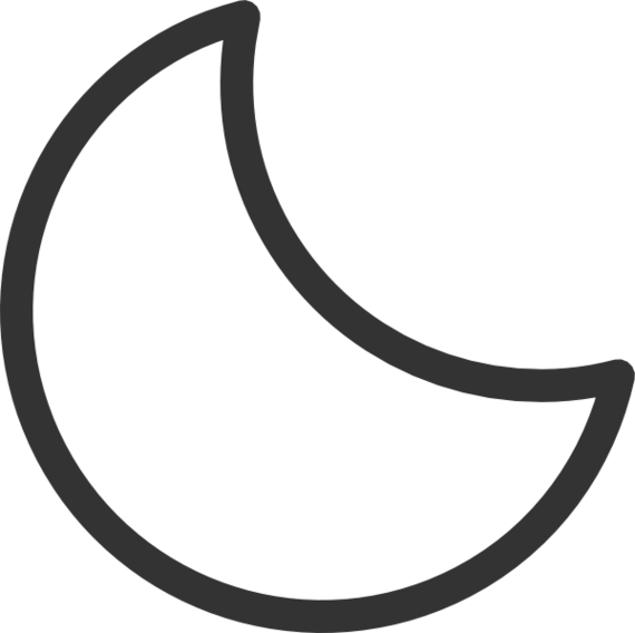 moon clipart black and white - photo #2
