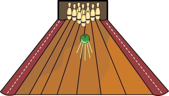 Bowling lane clipart - WikiClipArt