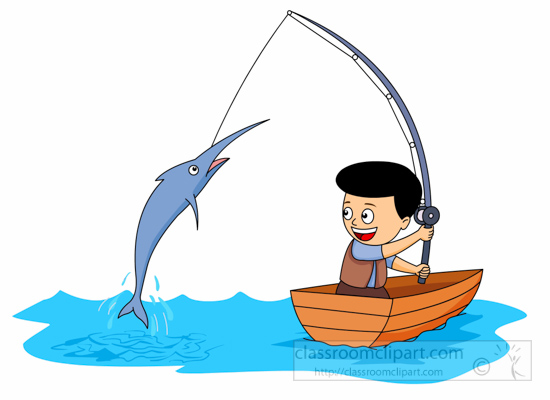 fishing boat clip art illustrations - photo #8