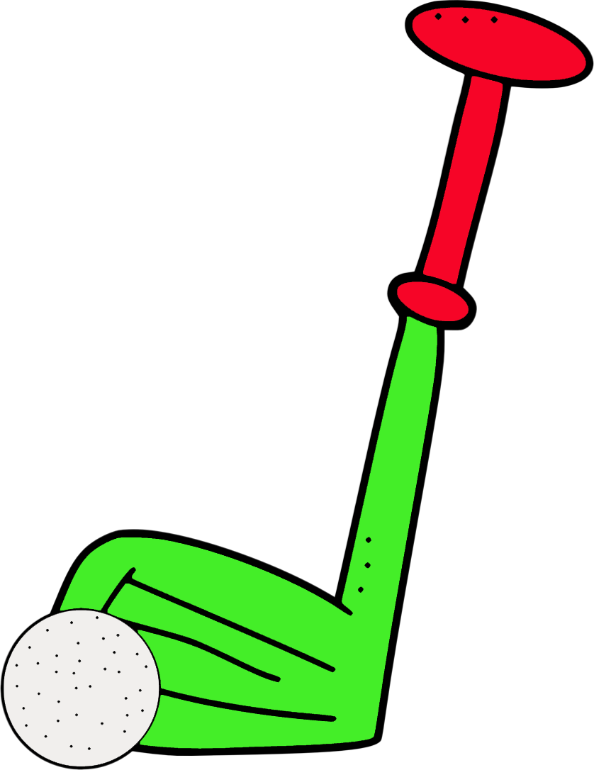 free golf clipart black and white - photo #14