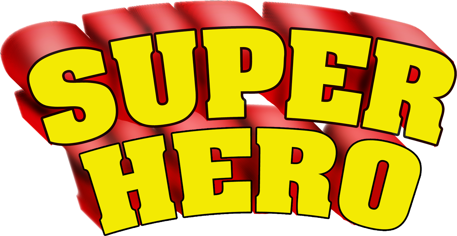 Superhero words super hero clip art hostted WikiClipArt