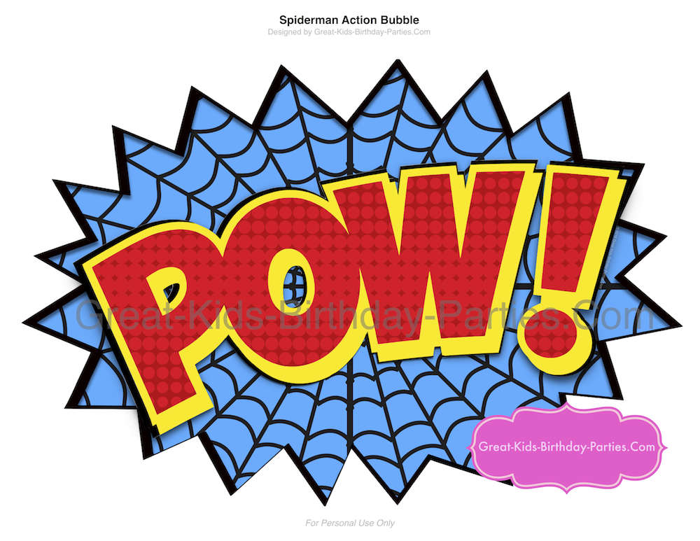 Superhero words superhero printables clipart 4 WikiClipArt