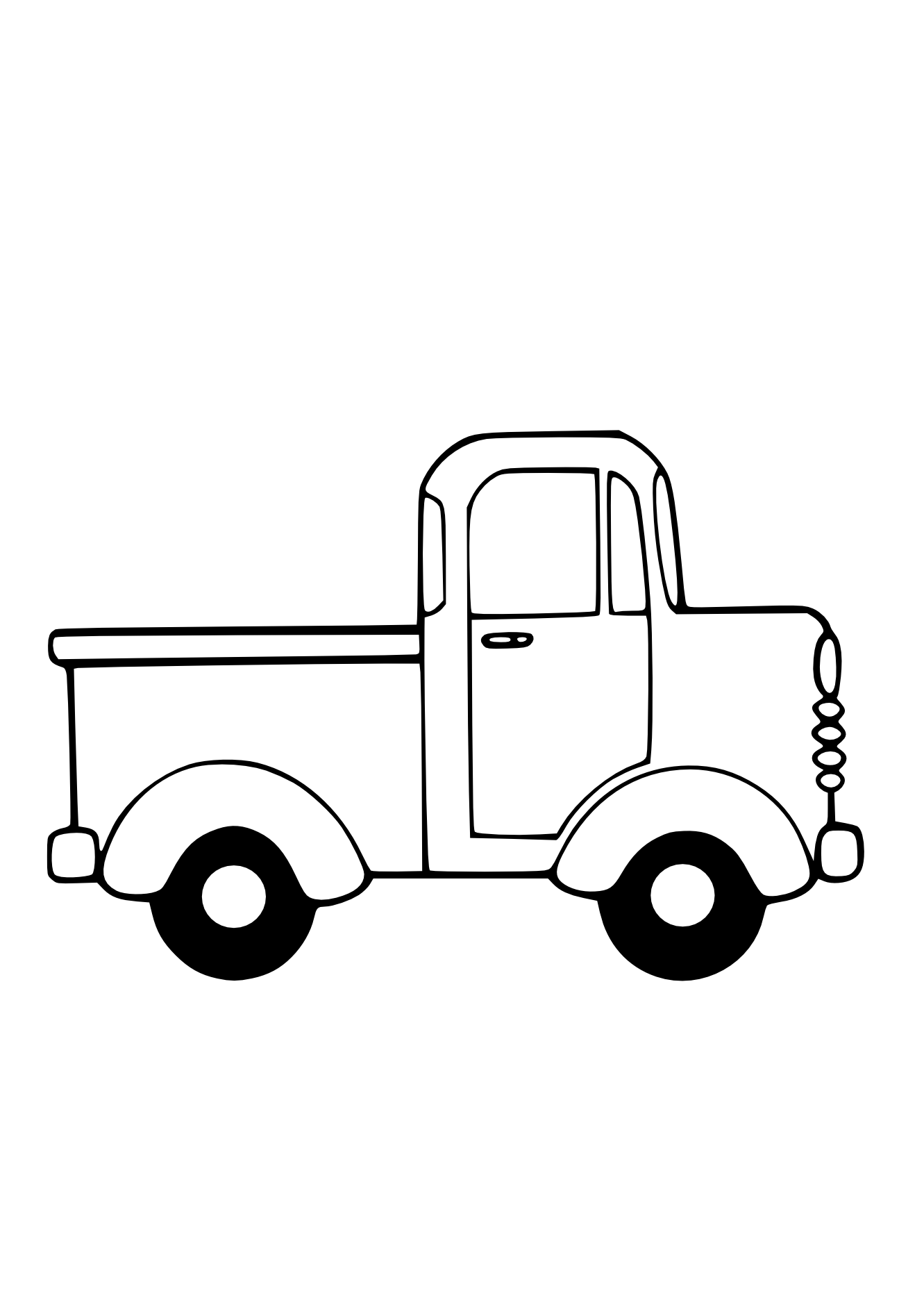 free clipart black and white car - photo #7