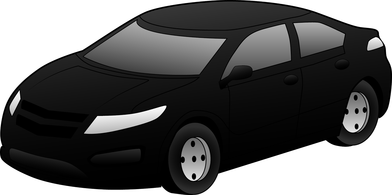 car clipart black and white - photo #43