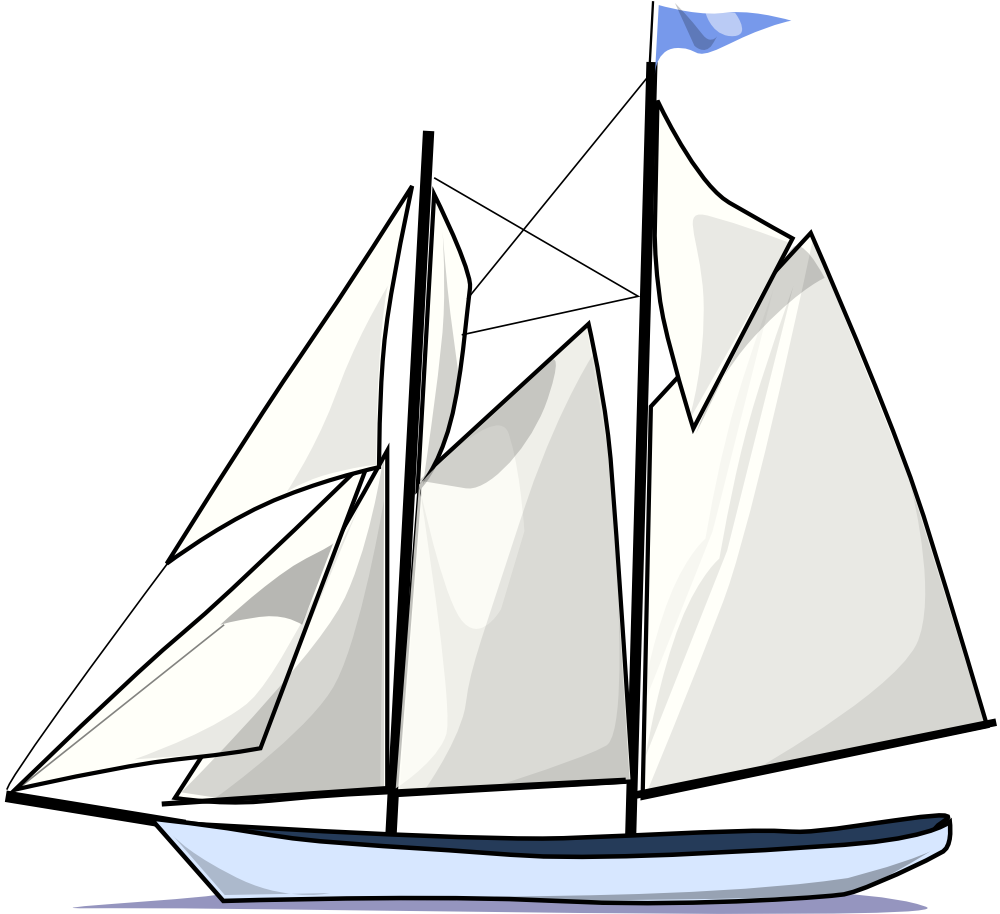 yacht clipart black and white - photo #46