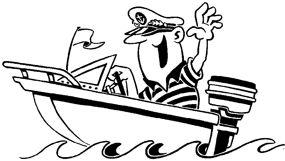 yacht clipart black and white - photo #34