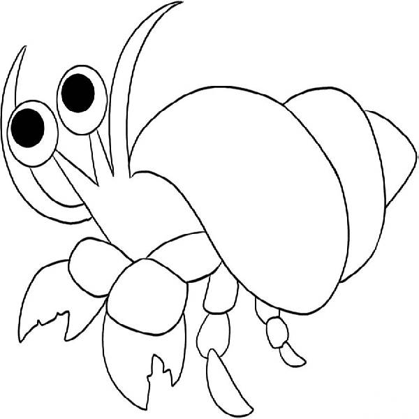 a home for hermit crab coloring pages - photo #29