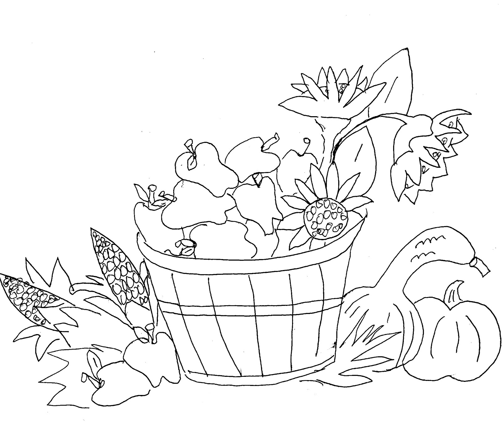 free black and white harvest clipart - photo #36