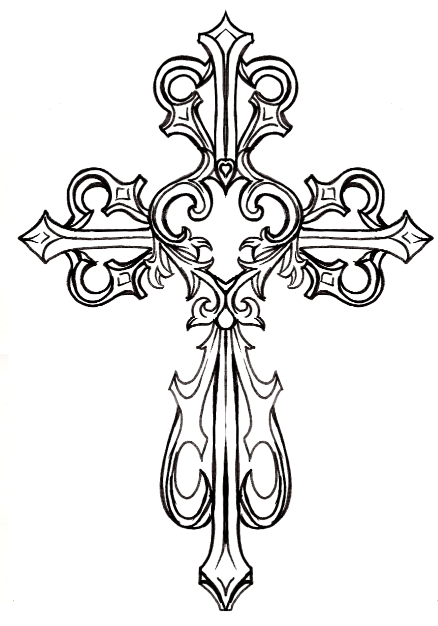 Fancy Cross Clipart 4 WikiClipArt