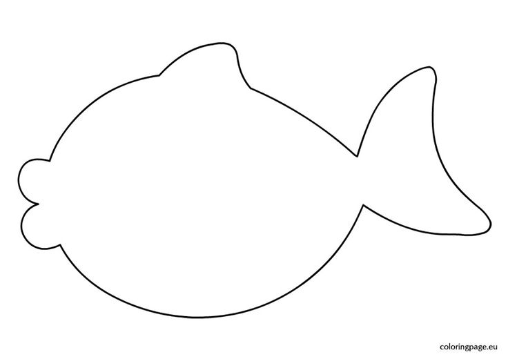 Fish outline fish template free download clip art on WikiClipArt