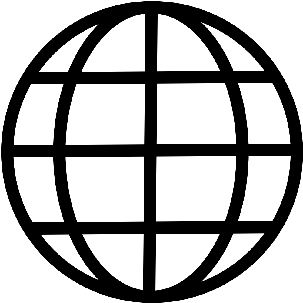 clipart of globe in black and white - photo #20