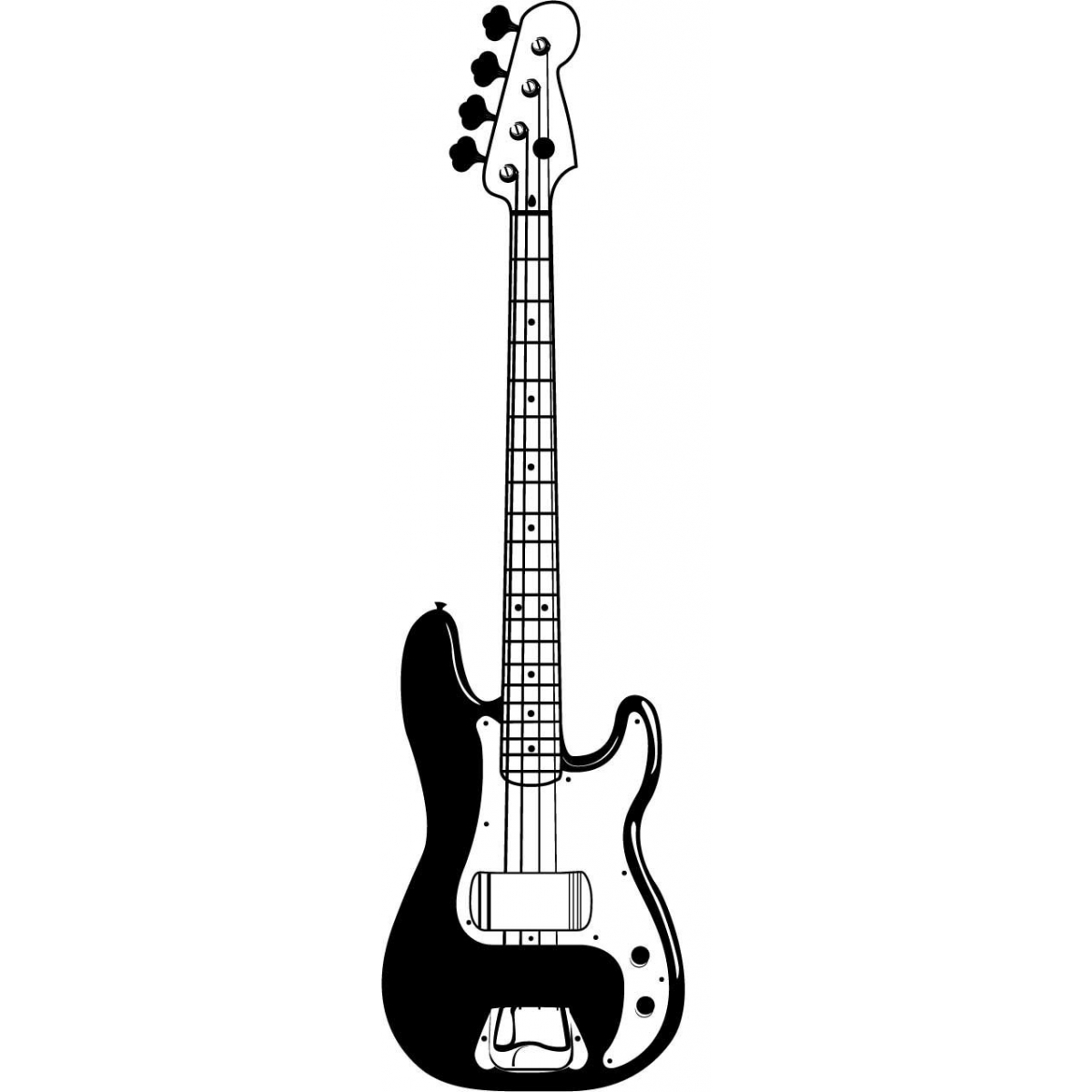 Guitar black and white picture of an electric guitar free