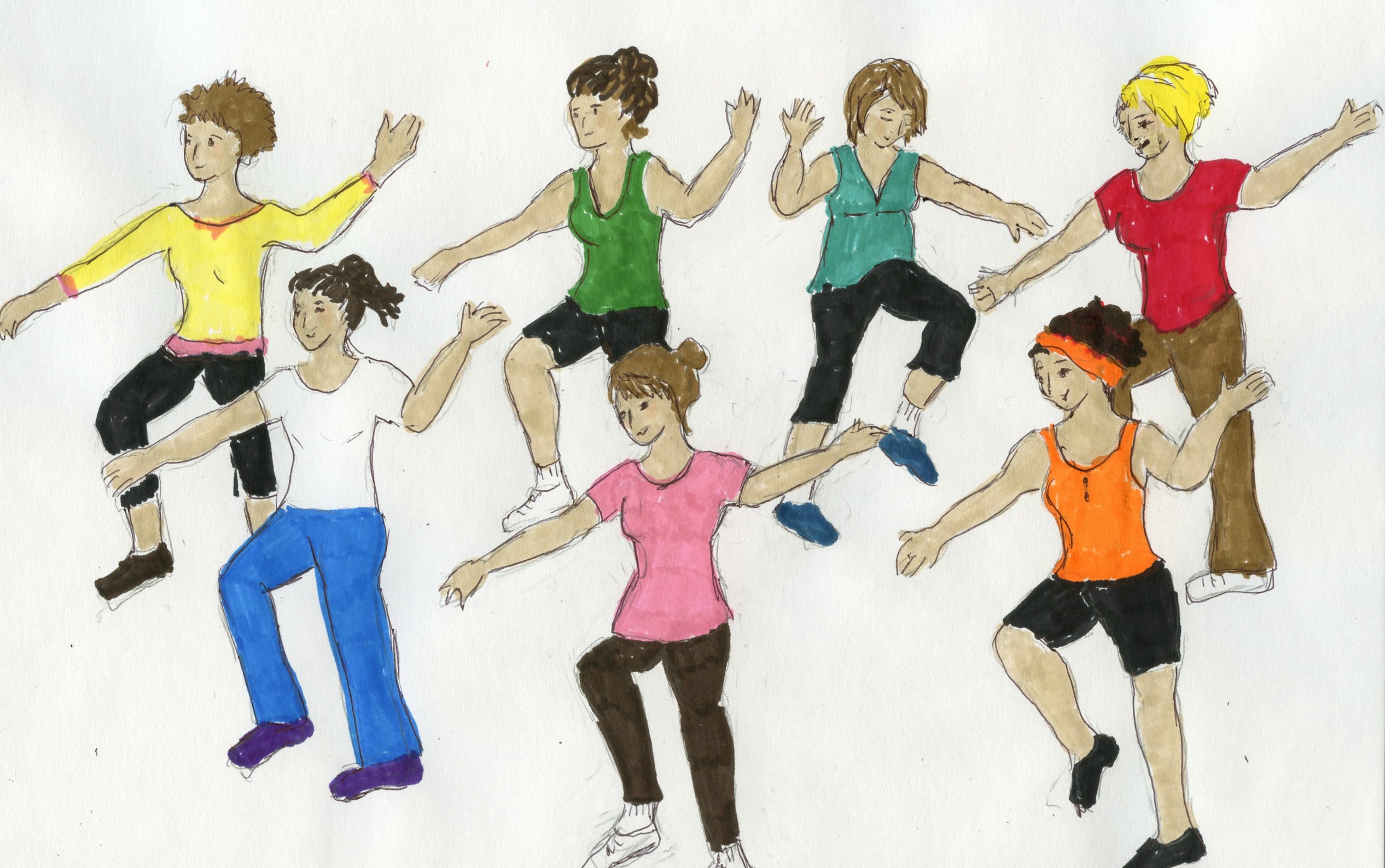 dance exercise clip art - photo #11