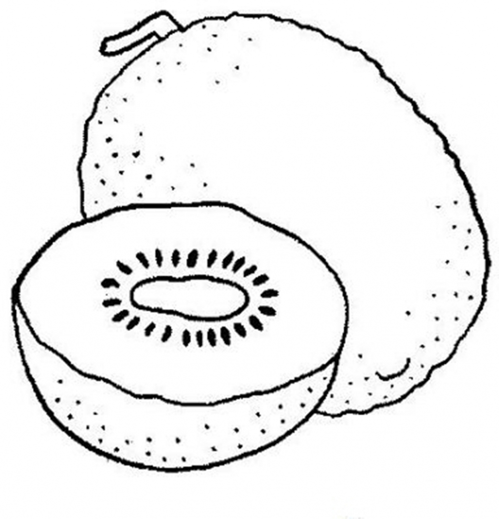 clipart of fruits black and white - photo #49