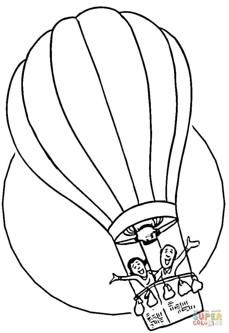 free hot air balloon clipart black and white - photo #22