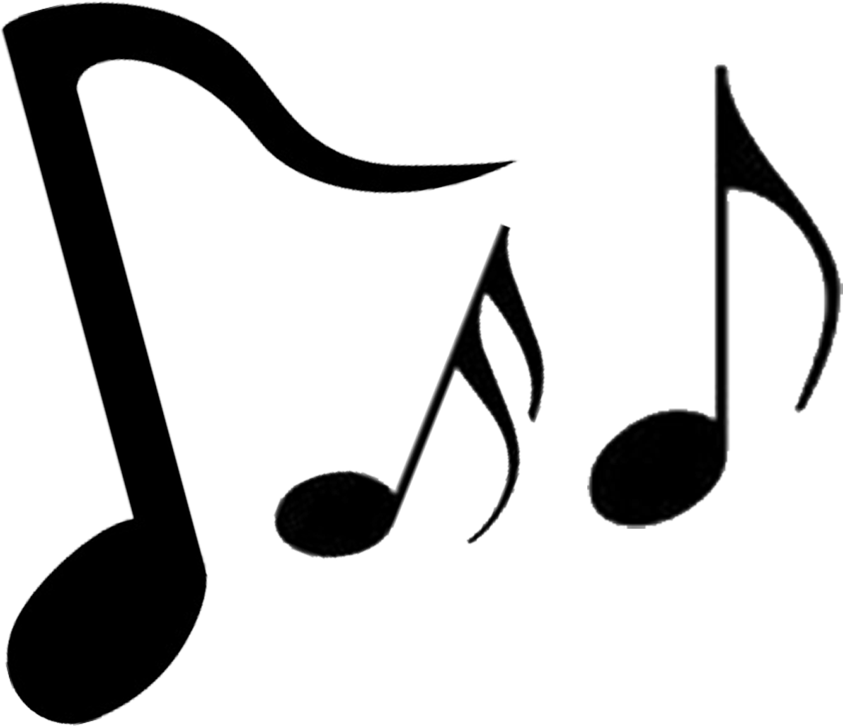 Music notes black and white music notes musical clip art