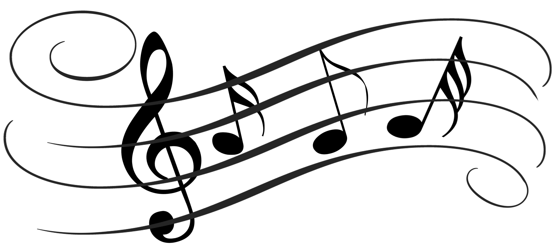 music instruments clipart black and white - photo #6