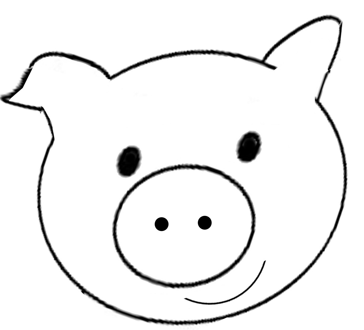 pig mask clipart - photo #18