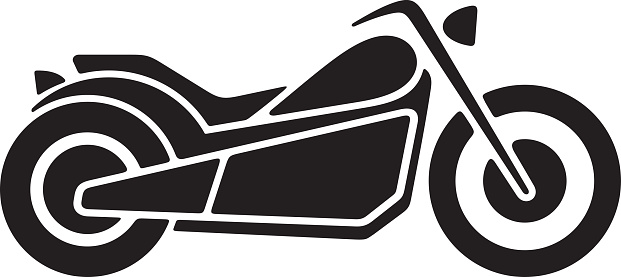 Motorcycle Clipart Black And White - 50 cliparts